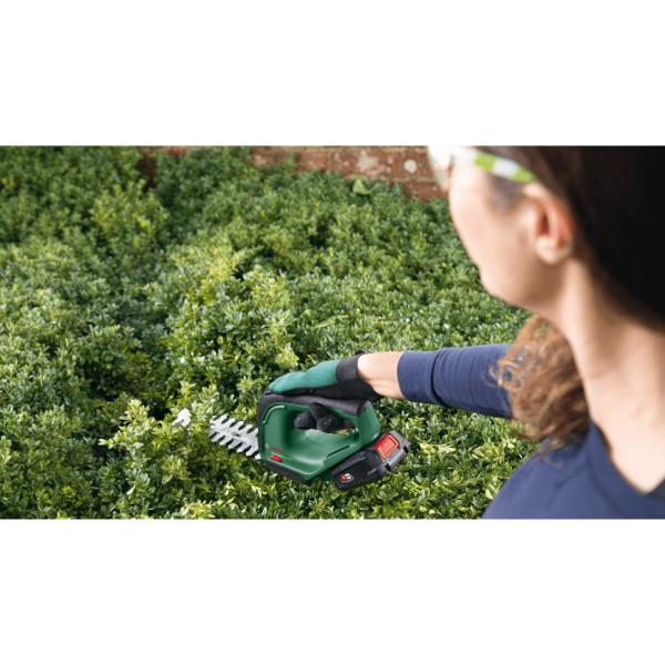 Фото - Кущоріз-ножиці акумуляторні Bosch AdvancedShear 18V-10 + насадка кущоріз (0.600.857.000)